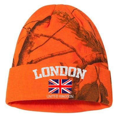 Vintage London England United Kingdom Souvenir Gift Kati Licensed 12" Camo Beanie