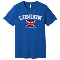 Vintage London England United Kingdom Souvenir Gift Premium T-Shirt