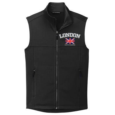 Vintage London England United Kingdom Souvenir Gift Collective Smooth Fleece Vest