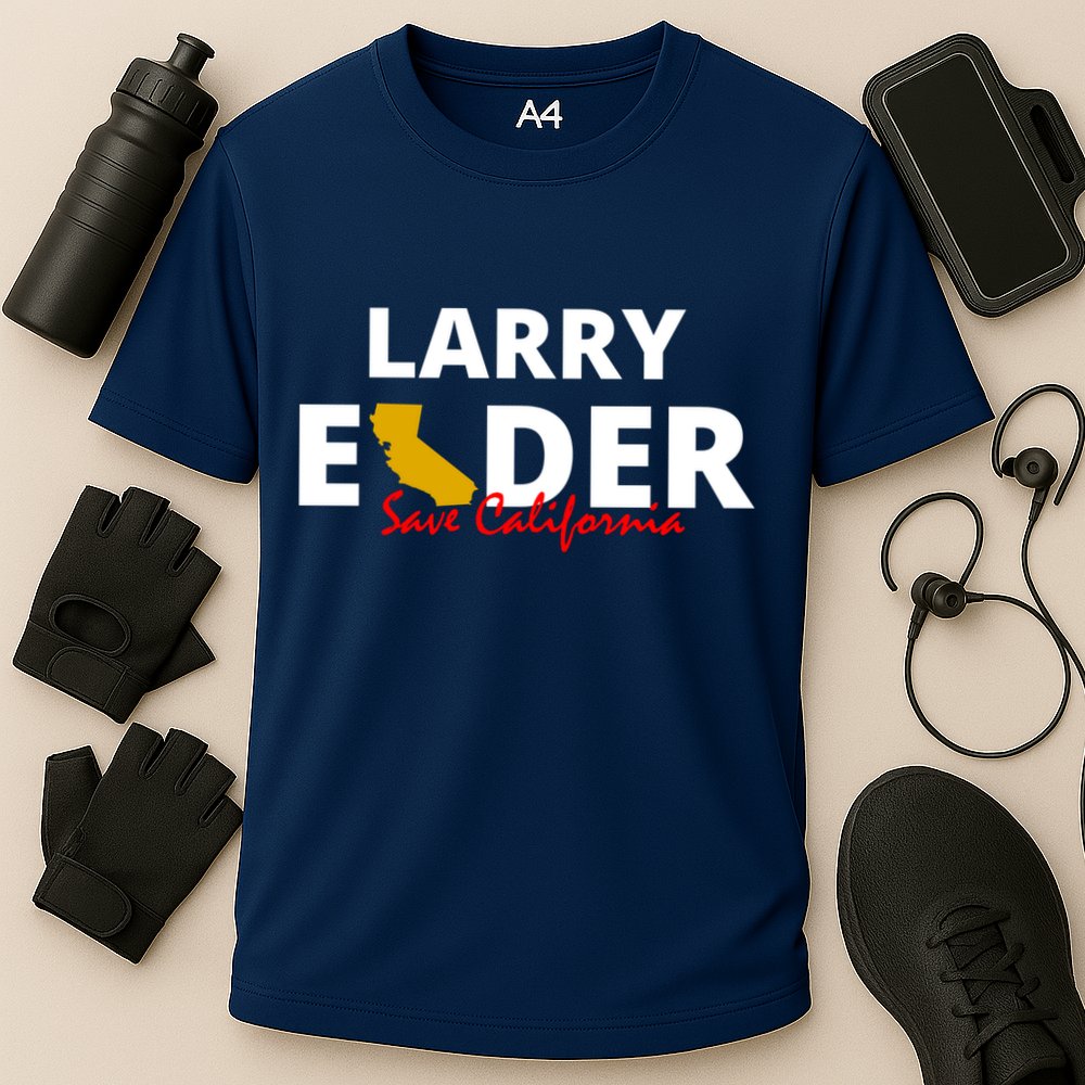 Vote Larry Elder Save California Cooling Performance Crew T-Shirt