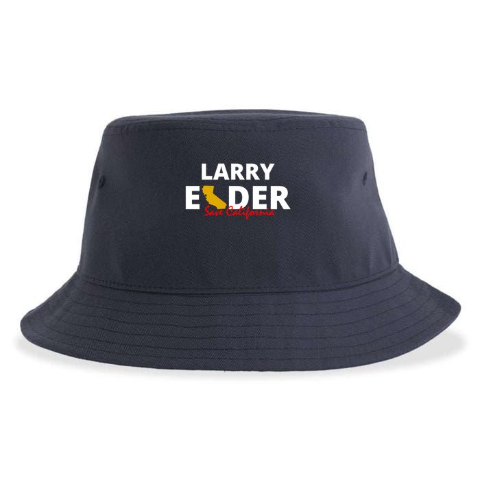 Vote Larry Elder Save California Sustainable Bucket Hat
