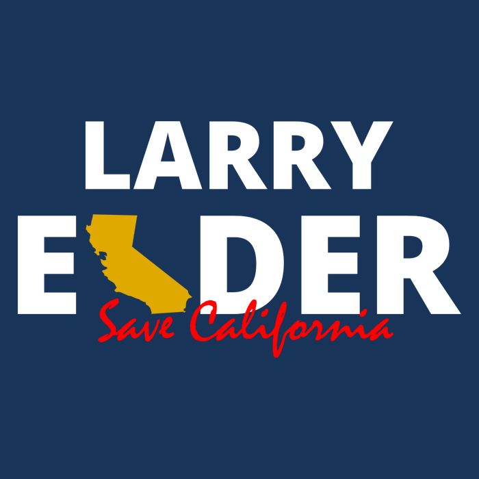 Vote Larry Elder Save California Sustainable Bucket Hat