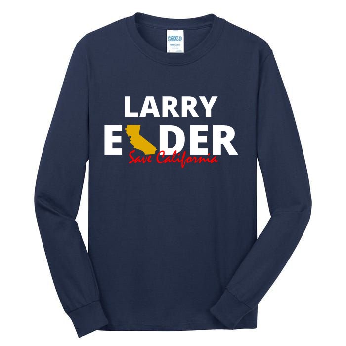 Vote Larry Elder Save California Tall Long Sleeve T-Shirt