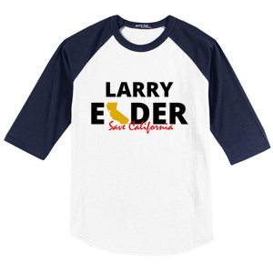 Vote Larry Elder Save California Baseball Sleeve Shirt