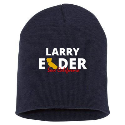 Vote Larry Elder Save California Short Acrylic Beanie
