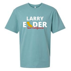 Vote Larry Elder Save California Sueded Cloud Jersey T-Shirt