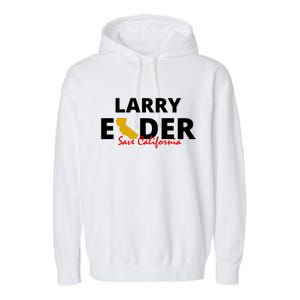 Vote Larry Elder Save California Garment-Dyed Fleece Hoodie