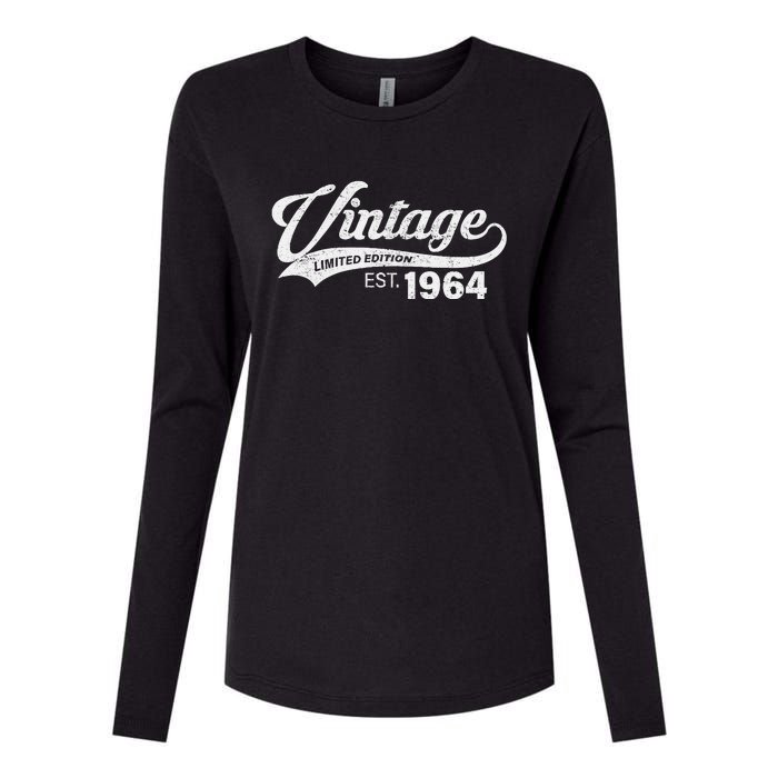 Vintage Limited Edition 1964 60 Year Old Bday 60th Birthday Womens Cotton Relaxed Long Sleeve T-Shirt