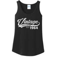 Vintage Limited Edition 1964 60 Year Old Bday 60th Birthday Ladies Essential Tank