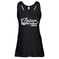 Vintage Limited Edition 1964 60 Year Old Bday 60th Birthday Ladies Essential Flowy Tank