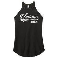 Vintage Limited Edition 1964 60 Year Old Bday 60th Birthday Women's Perfect Tri Rocker Tank