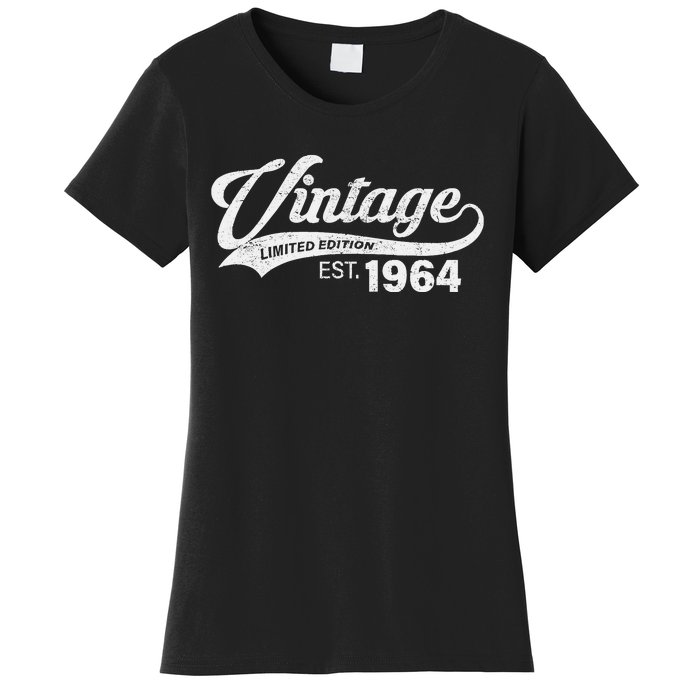 Vintage Limited Edition 1964 60 Year Old Bday 60th Birthday Women's T-Shirt