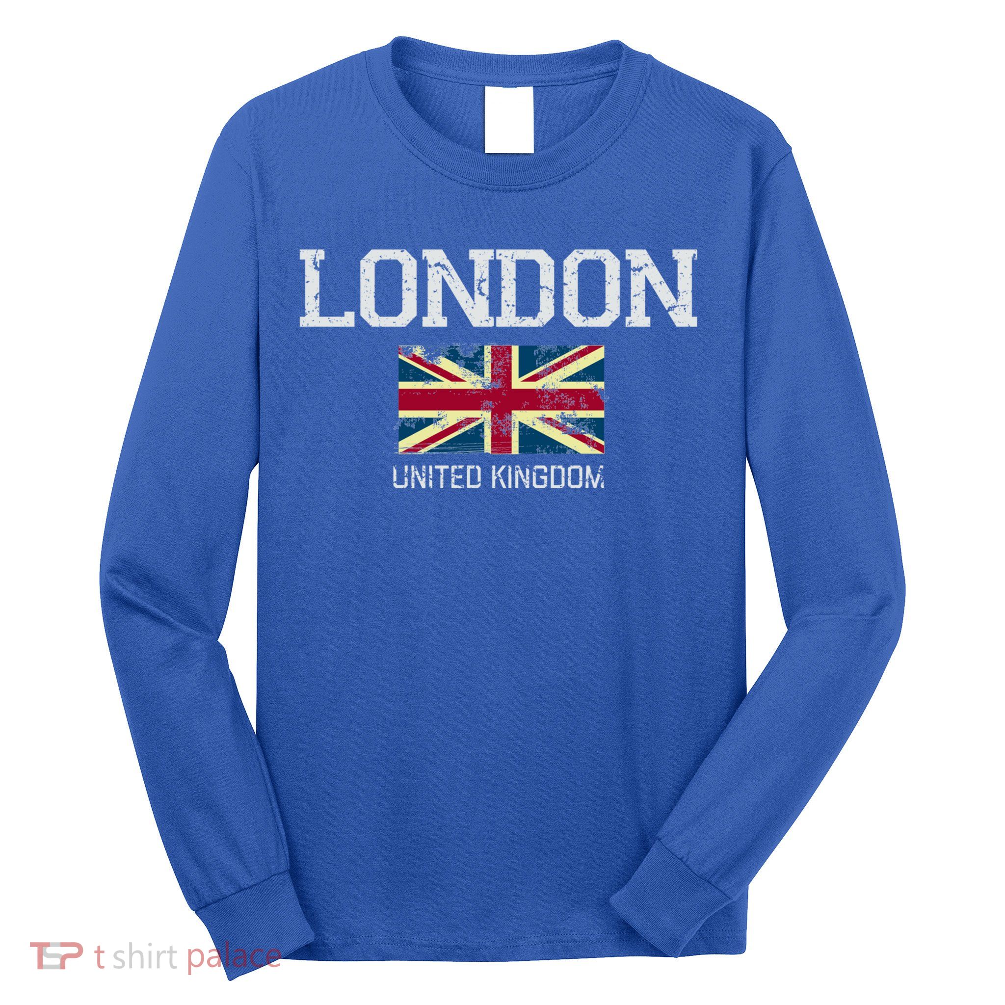 Vintage London England United Kingdom Souvenir Gift Cool Gift Long Sleeve Shirt