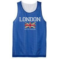 Vintage London England United Kingdom Souvenir Gift Cool Gift Mesh Reversible Basketball Jersey Tank