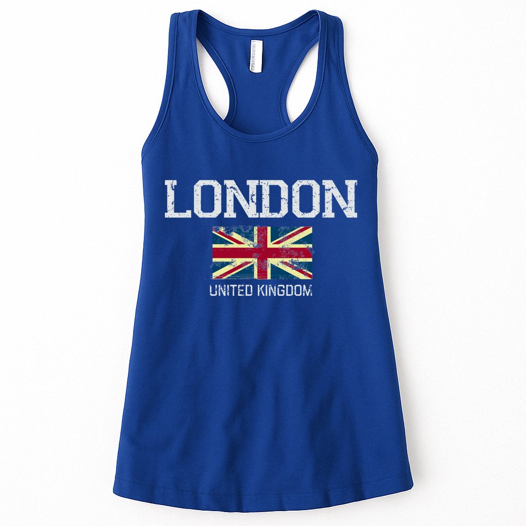 Vintage London England United Kingdom Souvenir Gift Cool Gift Womens Tank Top