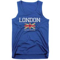 Vintage London England United Kingdom Souvenir Gift Cool Gift Tank Top