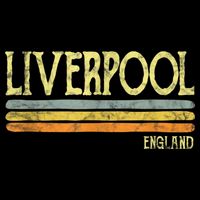 Vintage Liverpool England Tshirt British Love Gift Souvenir Toddler T-Shirt