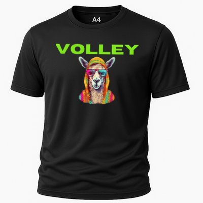Volley Llama Funny Pickleball Performance Shirt