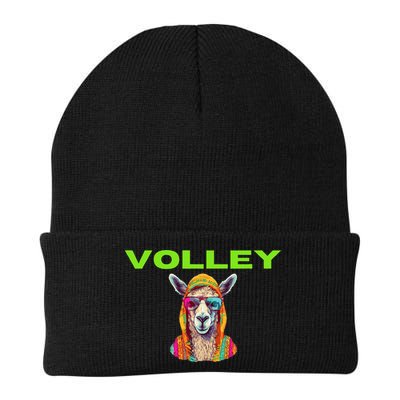 Volley Llama Funny Pickleball Beanie