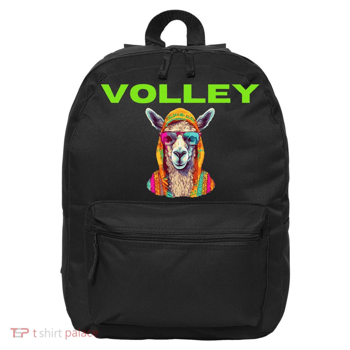 Volley Llama Funny Pickleball 16 in Basic Backpack