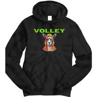 Volley Llama Funny Pickleball Tie Dye Hoodie