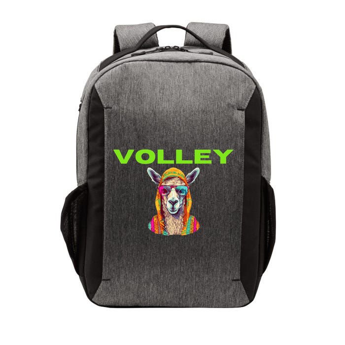 Volley Llama Funny Pickleball Vector Backpack