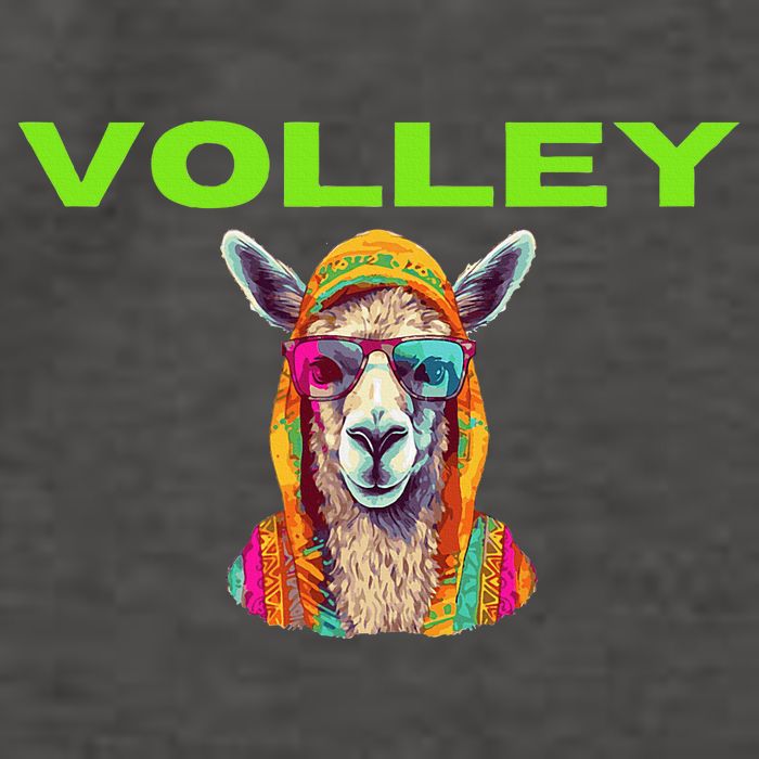 Volley Llama Funny Pickleball Vector Backpack