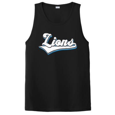 Vintage Lion Football Logo PosiCharge Competitor Tank