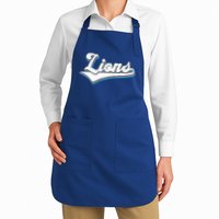 Vintage Lion Football Logo Apron