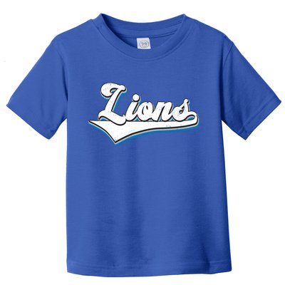 Vintage Lion Football Logo Toddler T-Shirt