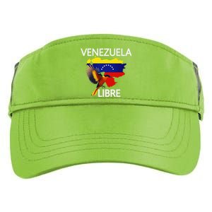 Venezuela Libre Flag Pride Bandera Venezolana Root Adult Drive Performance Visor