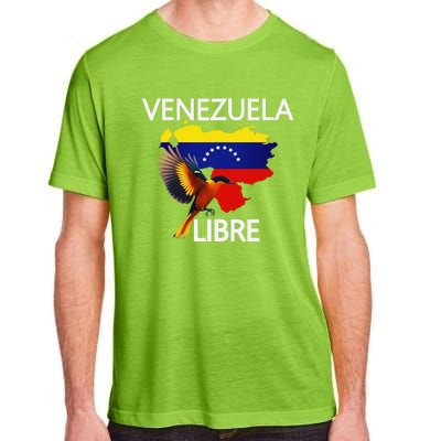 Venezuela Libre Flag Pride Bandera Venezolana Root Adult ChromaSoft Performance T-Shirt