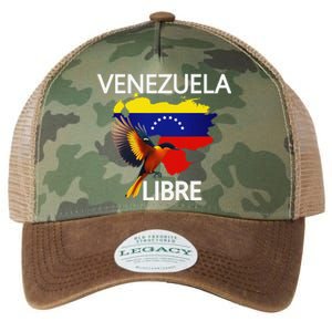 Venezuela Libre Flag Pride Bandera Venezolana Root Legacy Tie Dye Trucker Hat