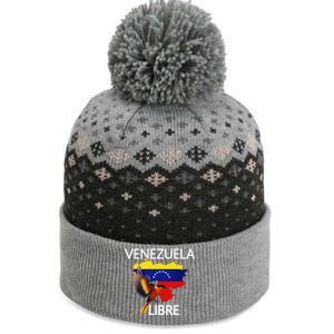 Venezuela Libre Flag Pride Bandera Venezolana Root The Baniff Cuffed Pom Beanie