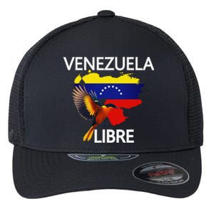 Venezuela Libre Flag Pride Bandera Venezolana Root Flexfit Unipanel Trucker Cap