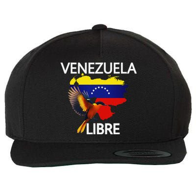 Venezuela Libre Flag Pride Bandera Venezolana Root Wool Snapback Cap