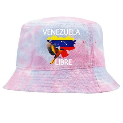 Venezuela Libre Flag Pride Bandera Venezolana Root Tie-Dyed Bucket Hat