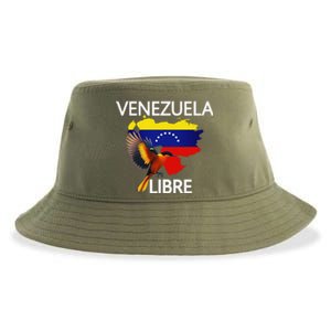 Venezuela Libre Flag Pride Bandera Venezolana Root Sustainable Bucket Hat