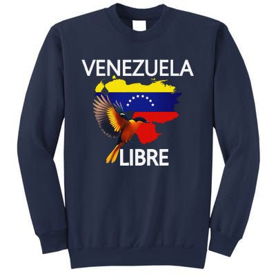 Venezuela Libre Flag Pride Bandera Venezolana Root Sweatshirt