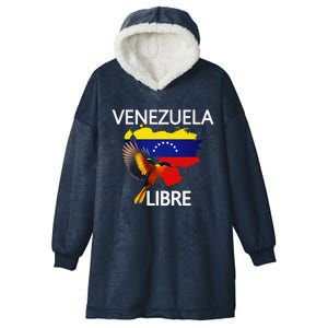 Venezuela Libre Flag Pride Bandera Venezolana Root Hooded Wearable Blanket