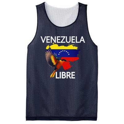 Venezuela Libre Flag Pride Bandera Venezolana Root Mesh Reversible Basketball Jersey Tank