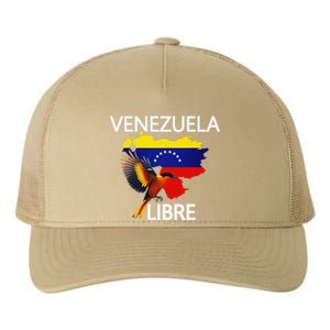 Venezuela Libre Flag Pride Bandera Venezolana Root Yupoong Adult 5-Panel Trucker Hat