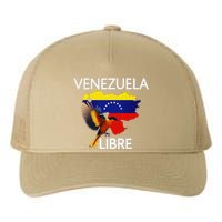 Venezuela Libre Flag Pride Bandera Venezolana Root Yupoong Adult 5-Panel Trucker Hat