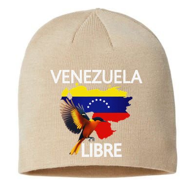 Venezuela Libre Flag Pride Bandera Venezolana Root Sustainable Beanie