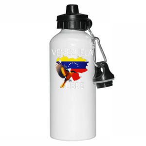 Venezuela Libre Flag Pride Bandera Venezolana Root Aluminum Water Bottle