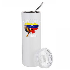 Venezuela Libre Flag Pride Bandera Venezolana Root Stainless Steel Tumbler