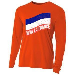 Vive La France Bastille Day French Revolution Robespierre Gift Cooling Performance Long Sleeve Crew