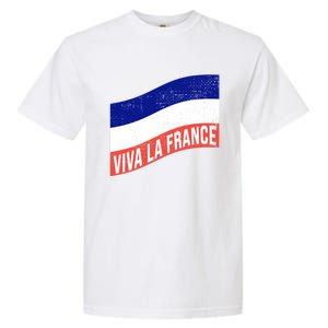 Vive La France Bastille Day French Revolution Robespierre Gift Garment-Dyed Heavyweight T-Shirt