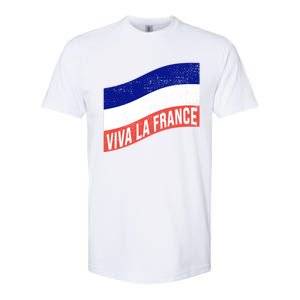 Vive La France Bastille Day French Revolution Robespierre Gift Softstyle CVC T-Shirt