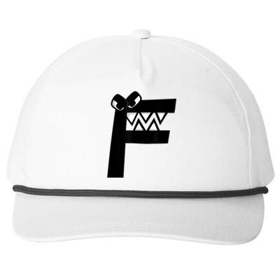 Villain Letter F Costume Boys Matching Evil Alphabet Lore Snapback Five-Panel Rope Hat